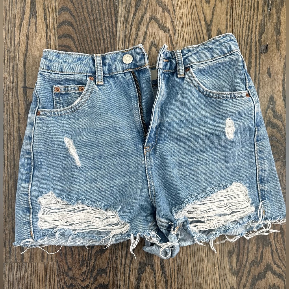 High waisted wedgie shorts